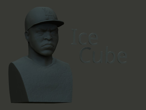 Ice cube Model Cetak 3D