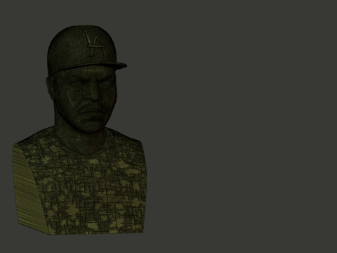 Ice cube Model Cetak 3D