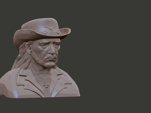 Lemmy Kilmister 3D 打印模型