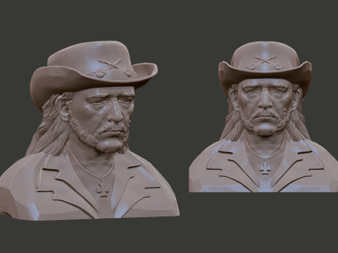 Lemmy Kilmister 3D 打印模型