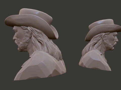 Lemmy Kilmister 3D Print Model