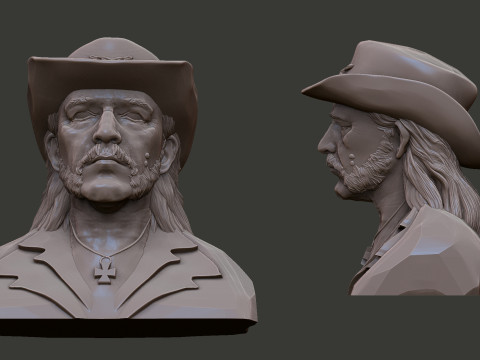 Lemmy Kilmister 3D 打印模型