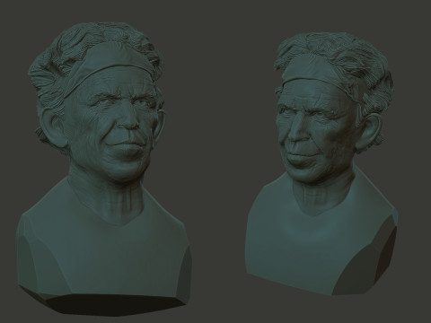 Keith Richards Modèles 3D en vedette