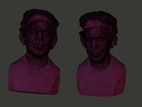 Keith Richards 3D Print Model