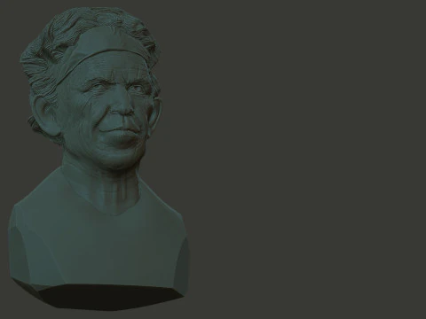 Keith Richards 3D Print Model