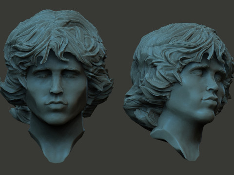 Jim Morrison 3D Print Model