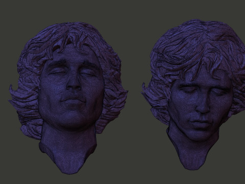 Jim Morrison 3D Print Model