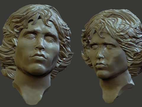 Jim Morrison 3D Print Model