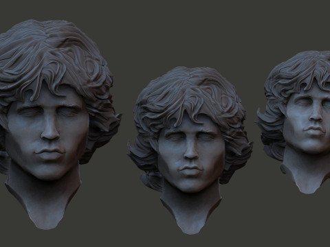 Jim Morrison 3D Print Model