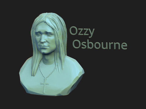 Ozzy Osbourne Modello di stampa 3D