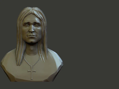 Ozzy Osbourne 3D Print Model