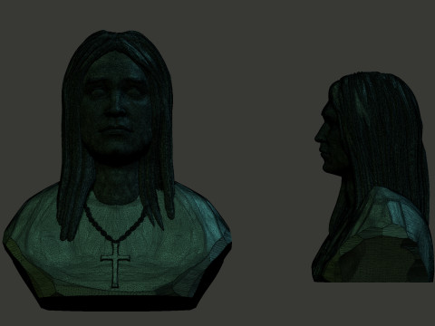 Ozzy Osbourne 3D Print Model