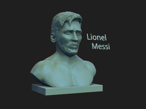 Lionel Messi Modelo de Impressão 3D