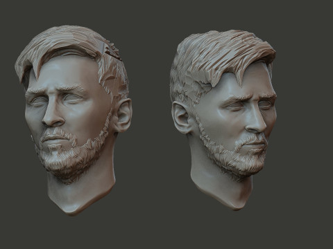 Lionel Messi Modelo de Impressão 3D