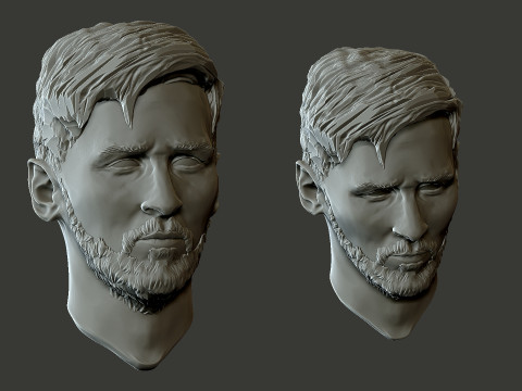 Lionel Messi Modelo de Impressão 3D