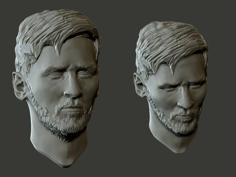 Lionel Messi 3D Print Model