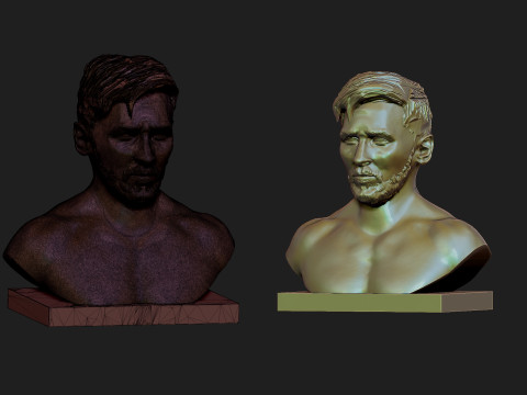 Lionel Messi Modelo de Impressão 3D