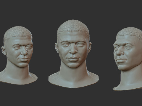Kylian Mbappe 3D 프린트 모델