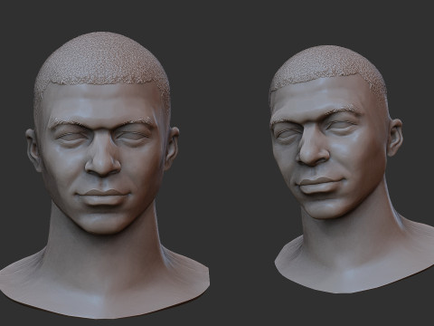 Kylian Mbappe 3D 프린트 모델