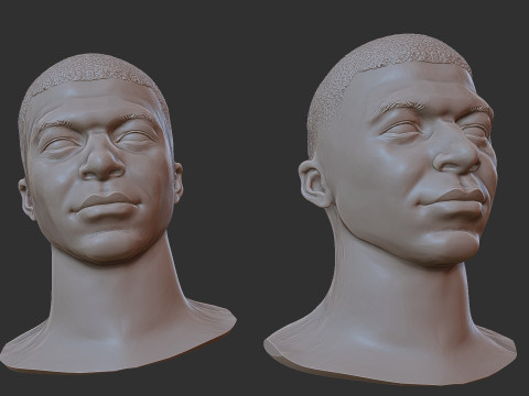Kylian Mbappe 3D 프린트 모델