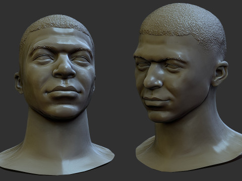 Kylian Mbappe 3D 프린트 모델
