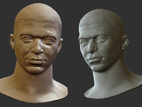 Kylian Mbappe 3D 프린트 모델
