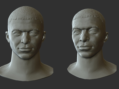 Kylian Mbappe 3D 프린트 모델