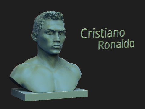 Ronaldo 3D प्रिंट मॉडल