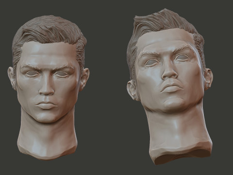 Ronaldo 3D प्रिंट मॉडल