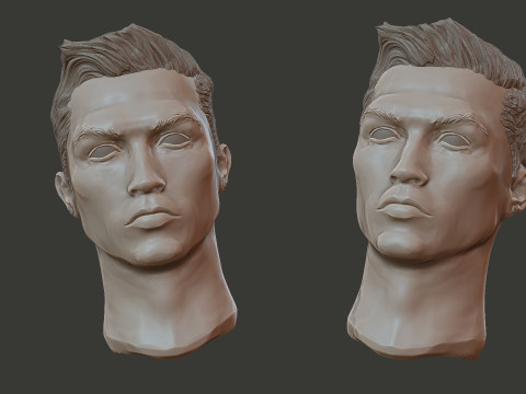 Ronaldo 3D प्रिंट मॉडल