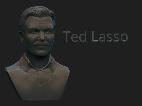Ted Lasso 3D-printmodel