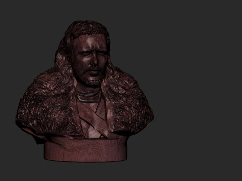 Jon Snow Model Cetak 3D