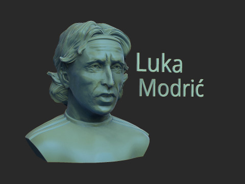 Luka Modric 3D-printmodel