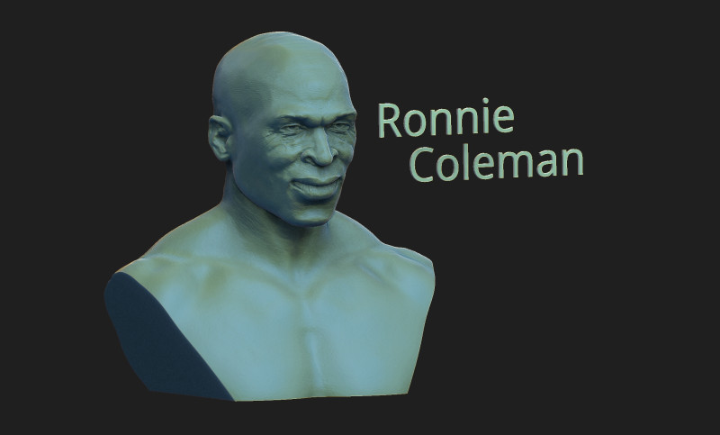 Ron Coleman Model do druku 3D .c4d .max .obj .3ds .fbx .stl .blend 