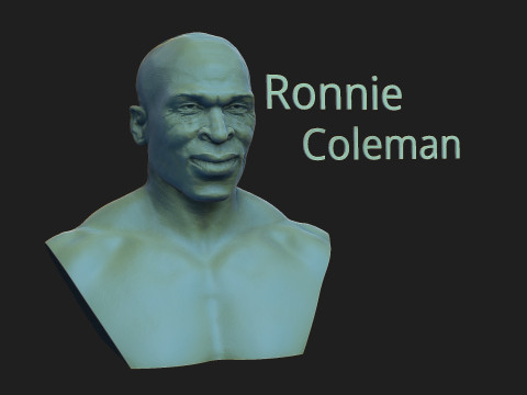 Ron Coleman Model do druku 3D