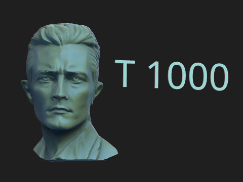 T 1000 3D Принт Модель
