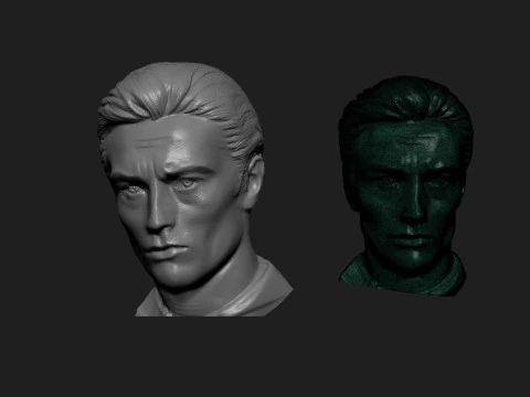 Alain Delon 3D Print Model