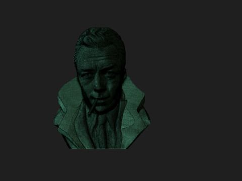 Alain Delon 3D 프린트 모델