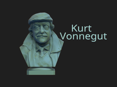 Kurt Vonnegut Modèles 3D en vedette