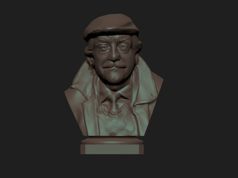Kurt Vonnegut Model Cetak 3D