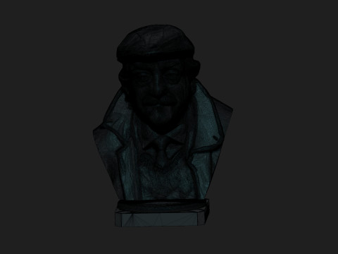 Kurt Vonnegut Model Cetak 3D
