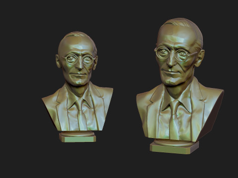 Hermann Hesse 3Dプリントモデル
