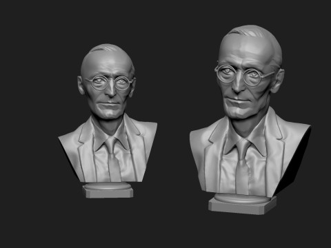 Hermann Hesse 3Dプリントモデル