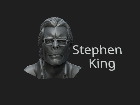 Stephen King 3D Print Model