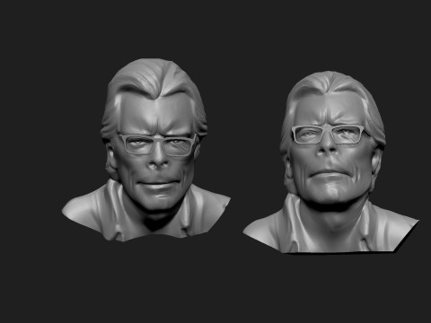 Stephen King 3D Print Model