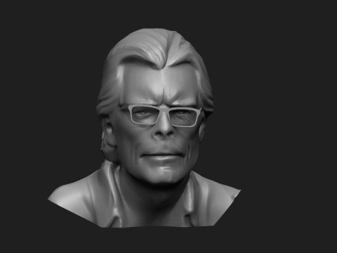 Stephen King 3D Print Model