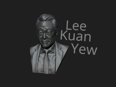 Lee Kuan Yew 3D Print Model