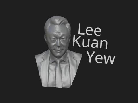 Lee Kuan Yew 3D Print Model