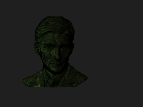 Franz Kafka Model Cetak 3D