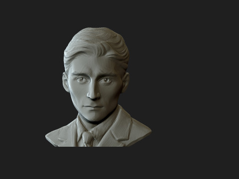 Franz Kafka Model Cetak 3D